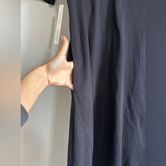 NWT Velvet By Graham & Spencer For Anthropologie Black Puff Sleeve Dress - Picture 9 of 12